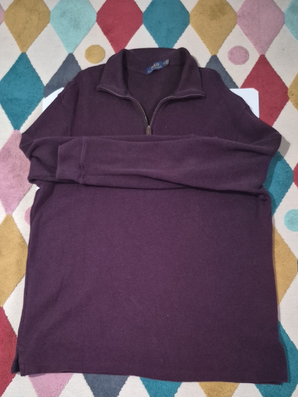 Polo Ralph Lauren Men's Estate-rib Cotton Quarter-zip Pullover Aged